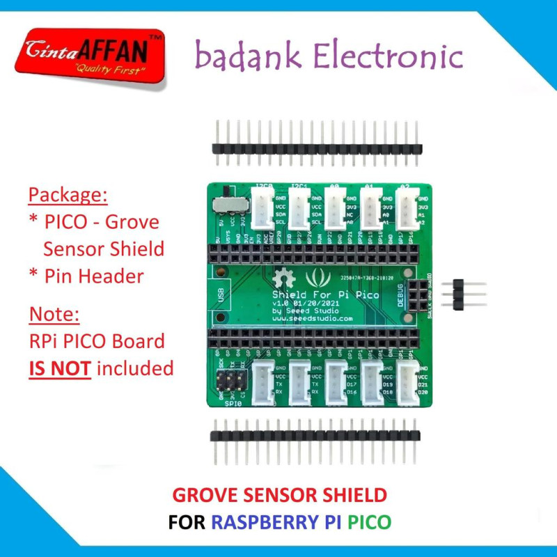 Grove Sensor Shield for Raspberry PI PICO Family